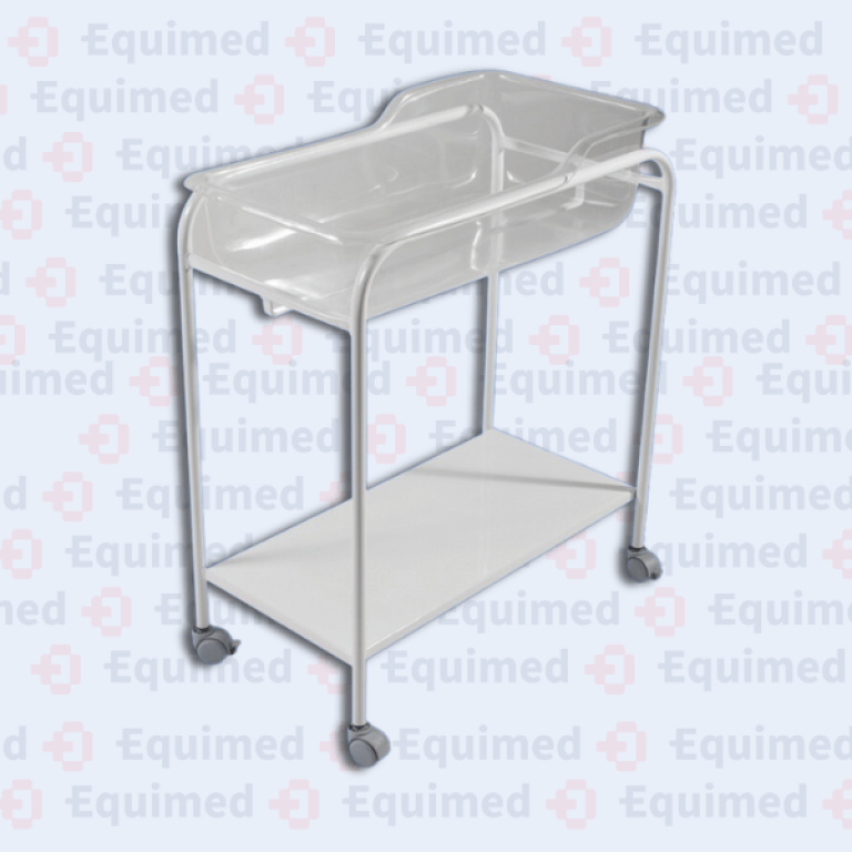 Berço em acrilico com suporte de ferro | Equimed